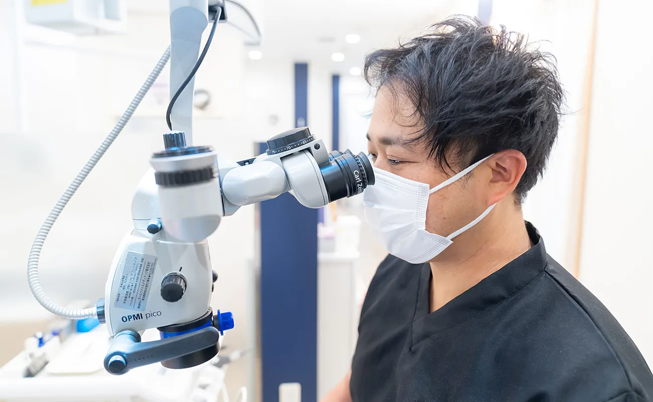 治療精度を向上する「精密機器」を完備。