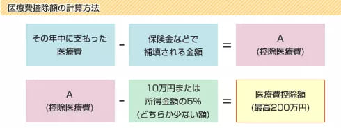 医療費控除額の計算方法